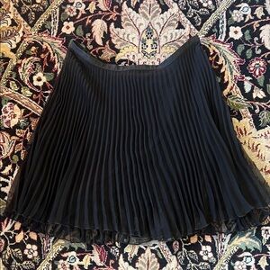 Black Pleated Skater Miniskirt • See You Monday
